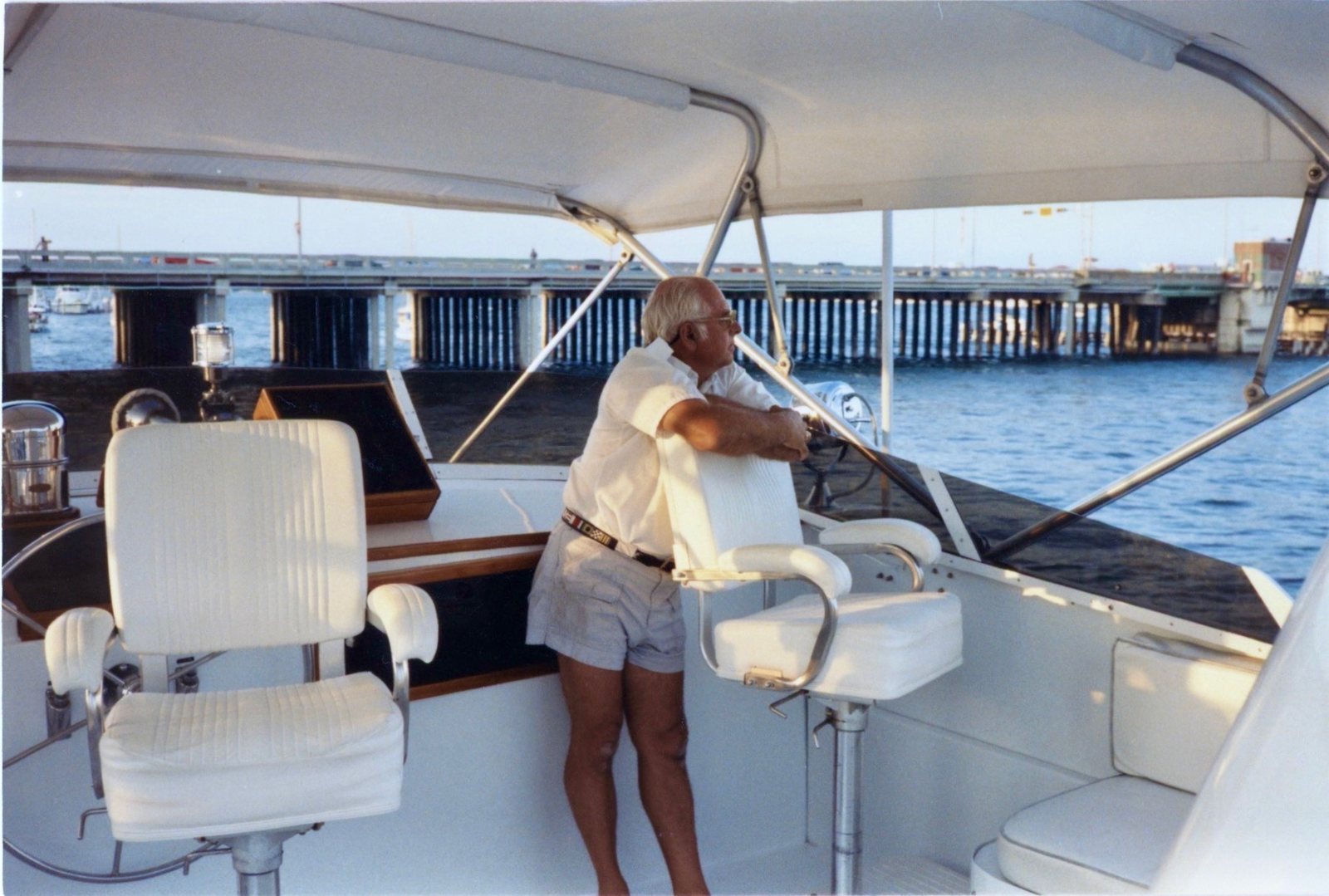 At the helm