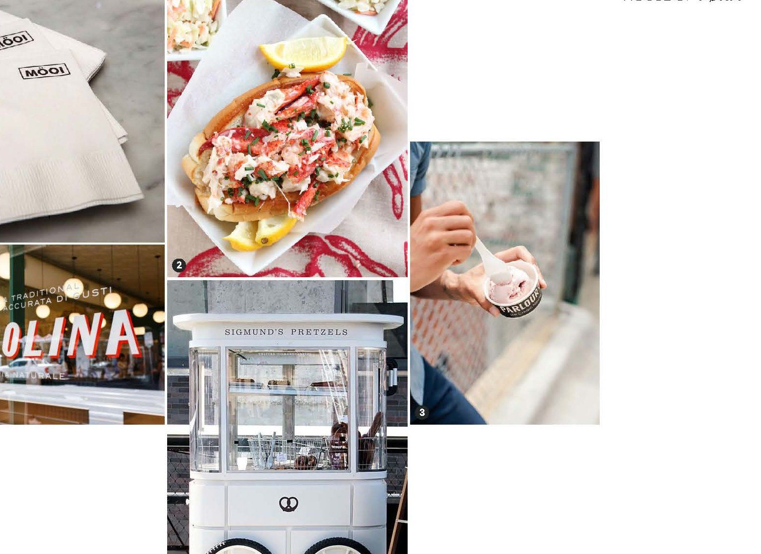 The Union: lobster, branded tableware, a mobile raw bar